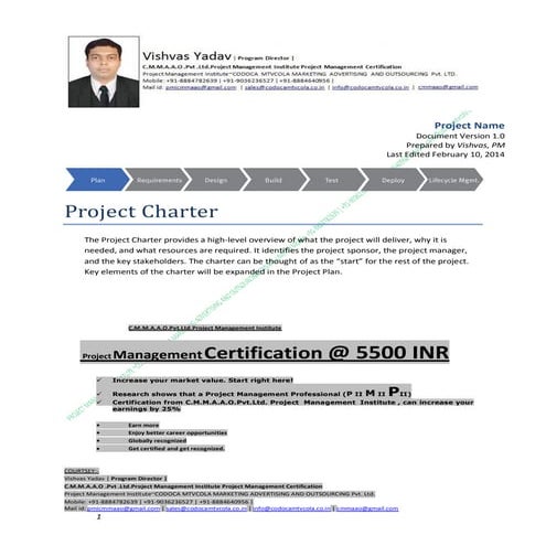 Project charter v1b cmmaao pmi pmp