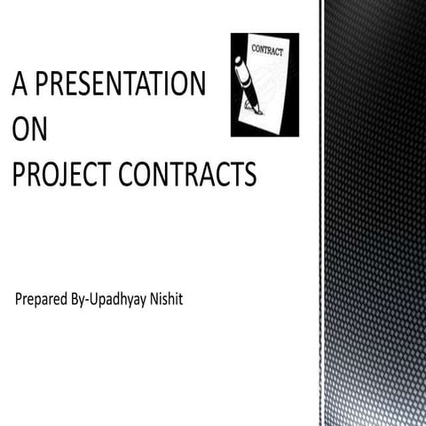 Project contracts