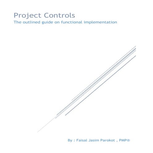 Project controls outlined