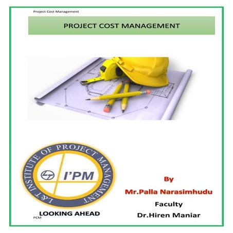 Project cost management 