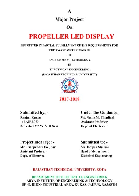 Project cover page | PDF