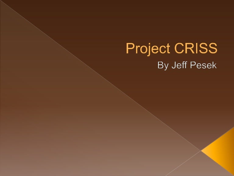 Project Criss Manual – Effectively Using the Project CRISS Website – KVQSW