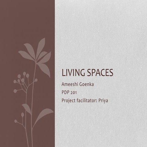 "Living Spaces" Project documentation