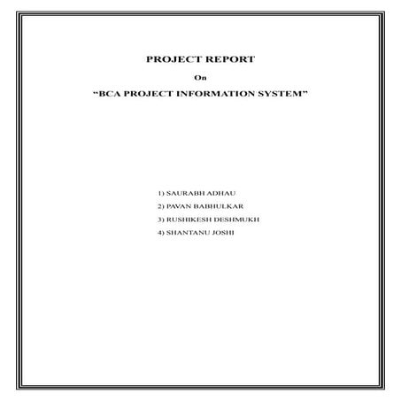 Project Information System