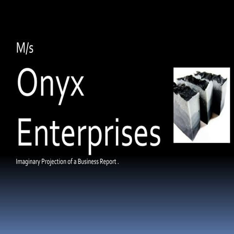 Projected business report    