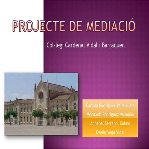 Projecte de mediació
