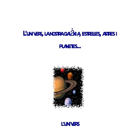 Projecte l’univers