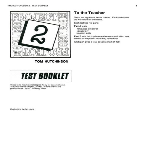 Project english _2_test_book