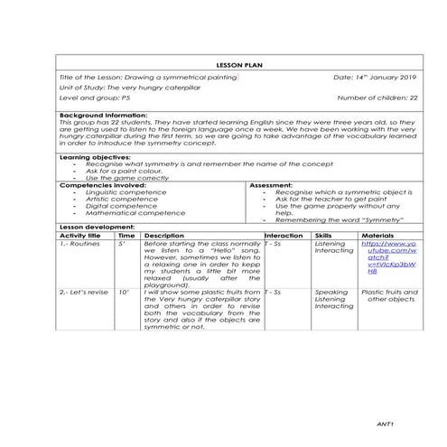 Drawing a symmetrical painting