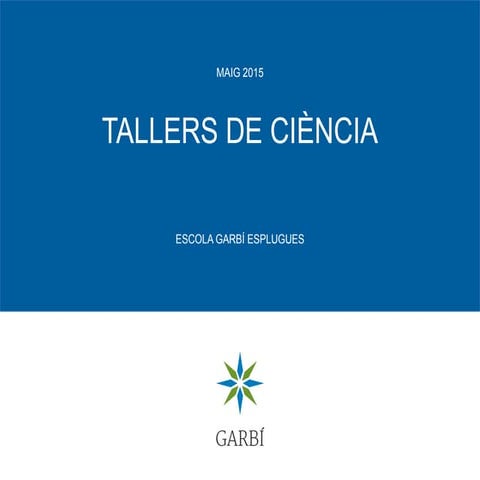 Projecte tallers de ciència