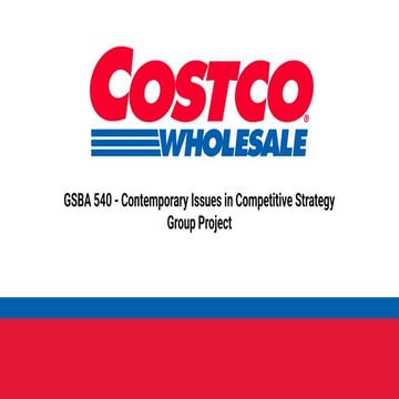 Strategy Project - Cotco Detailed Analysis