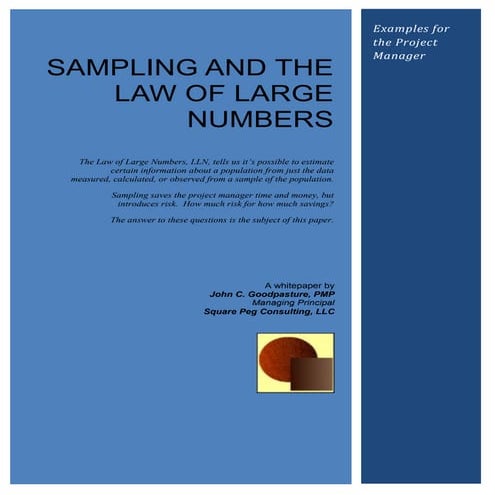 Project examples for sampling and the law of large numbers