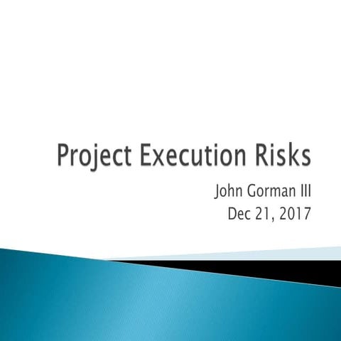 Project execution risks 20171221