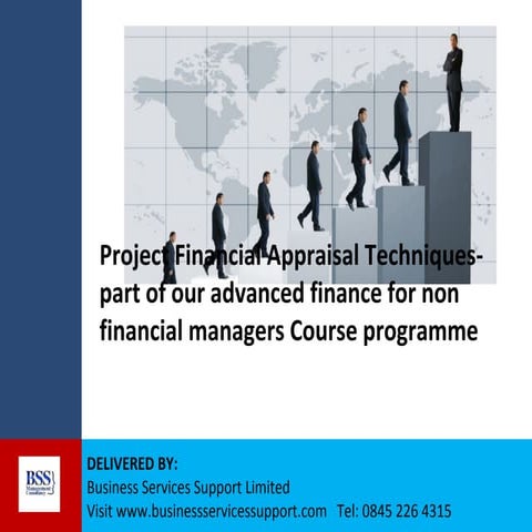 Project financial appraisal techniquesv