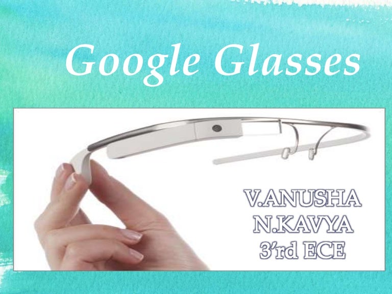 google glass ppt