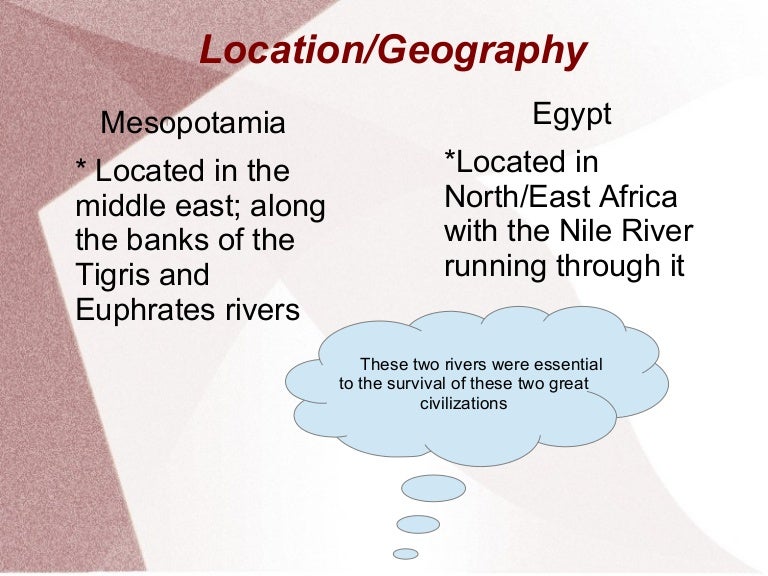 mesopotamia egypt compare and contrast egypt and mesopotamia