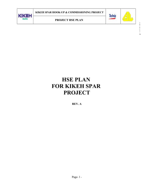 Petronas health, safety and environment guidelines (HSE) | PDF