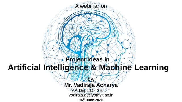 Project_Ideas_On_AI_And_ML_RNSIT_MCA_Webinar