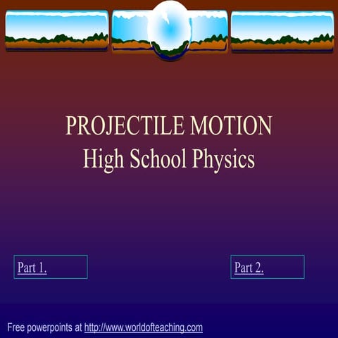 Projectile motion