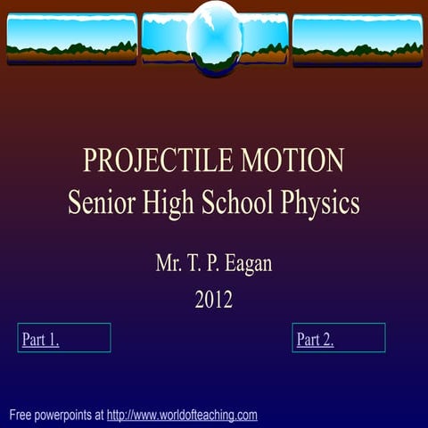 projectile motion  STA 2012.pptvvvvvvvvvv