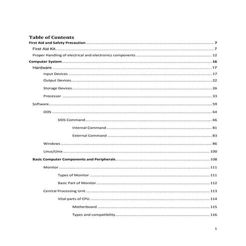 PC Troubleshooting and Networking