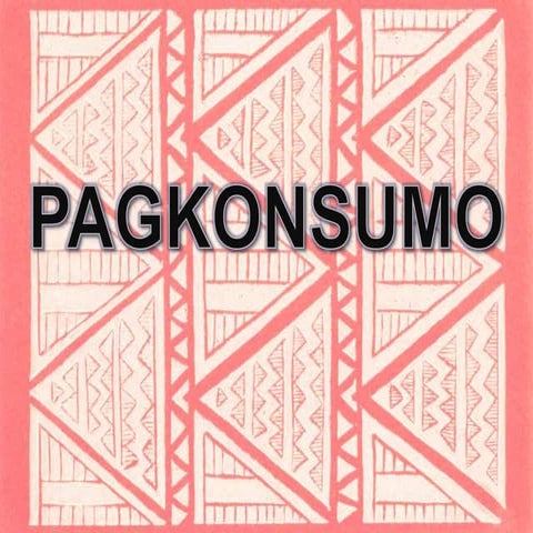 Pagkonsumo