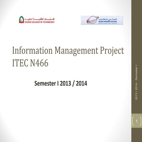 ITEC N466: Project initialization