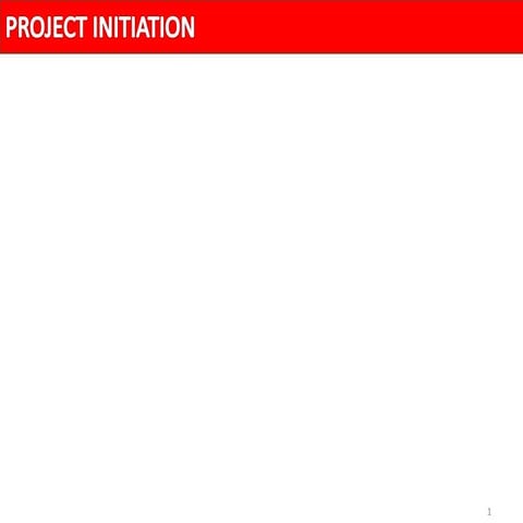Project initiation topic 2.7_the project manager