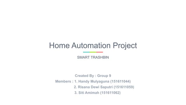 Project Instrumentation (Smart Trashbin)