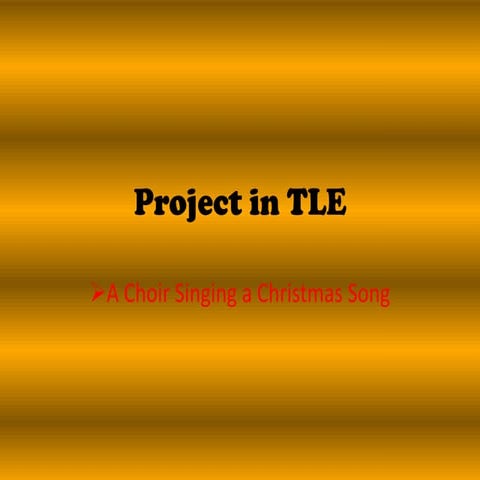 Project in tle | PPT