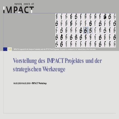 Meyer Project Introduction IMPACT Workshop MUC