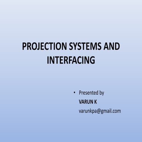 DLP Projection systems