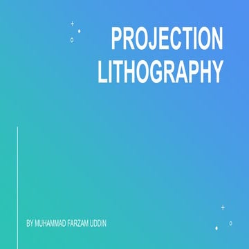 Projection lithography