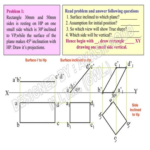 Projection of planes 004