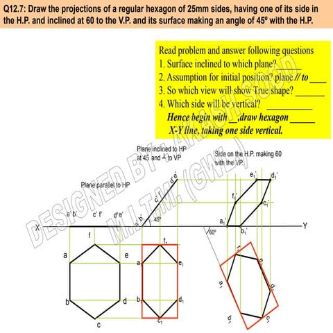 Projection of planes 025