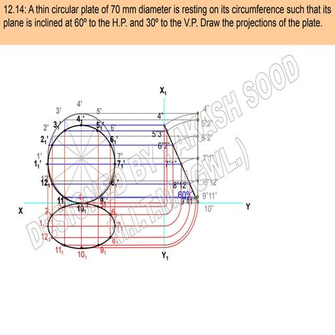 Projection of planes 033