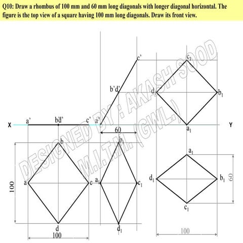 Projection of planes 037