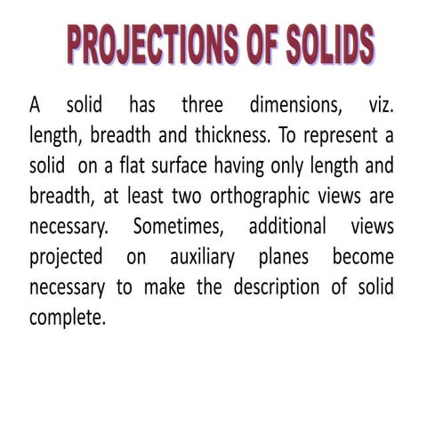 Projection of solid1