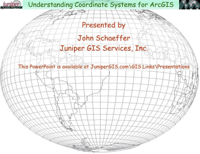 Understanding Coordinate Systems and Projections for ArcGIS