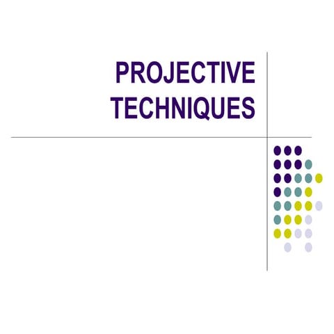 Projective techniques