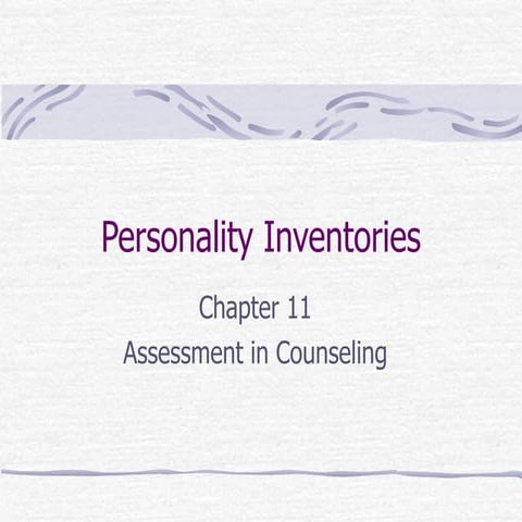 Projective Techniques And Other Personality Measures