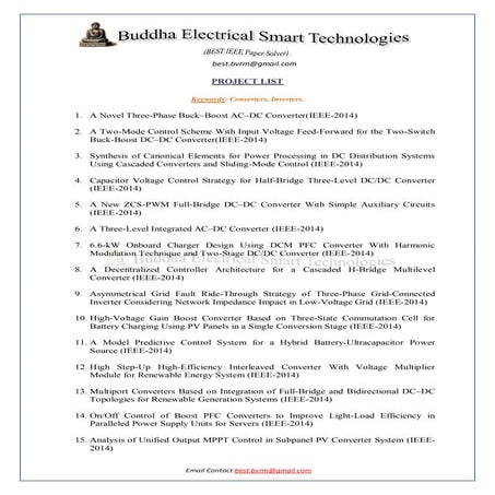 BE/BTech & ME/MTech Project list 2013-2014
