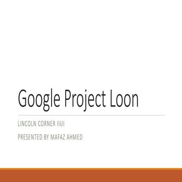 Project loon