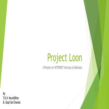 Project loon by #Muralid25