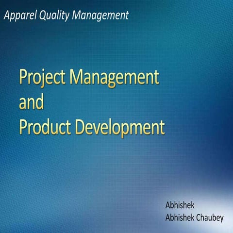 Project management