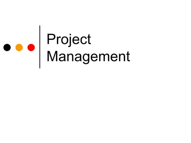 Project Management