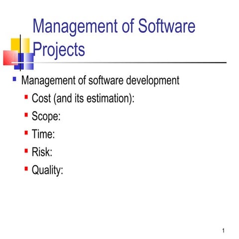 Project management