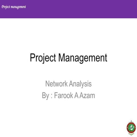 Project management 
