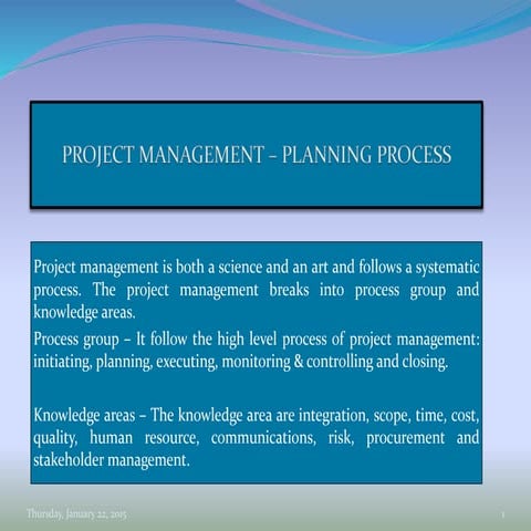 PROJECT MANAGEMENT