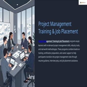 Project Management Certification & Career Placement | PPTX